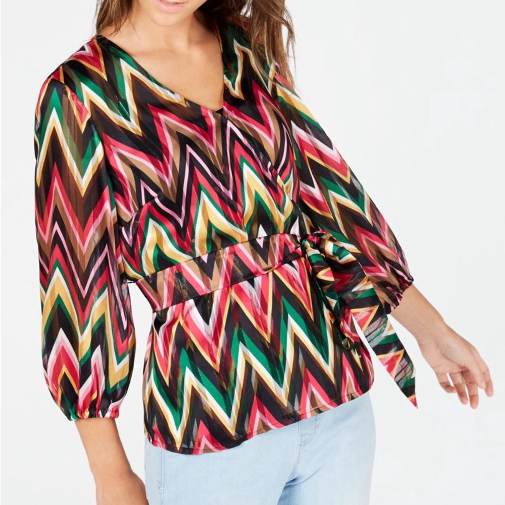 INC Multicolor Blouse, size L
